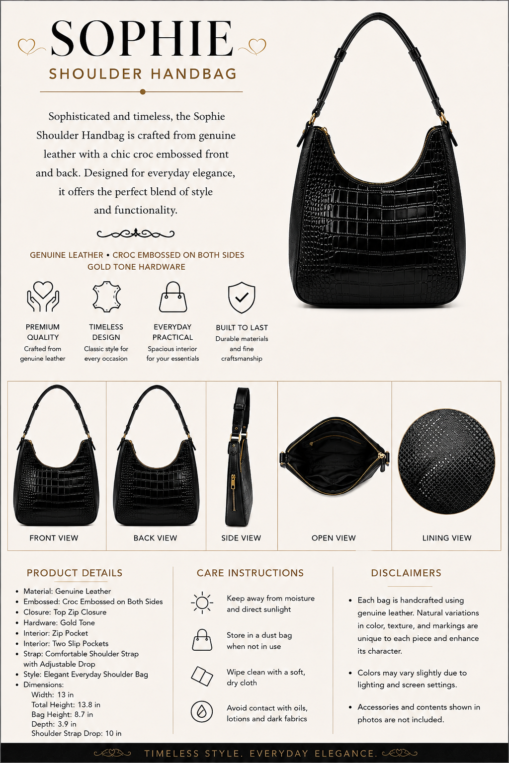 Sophie Shoulder Handbag