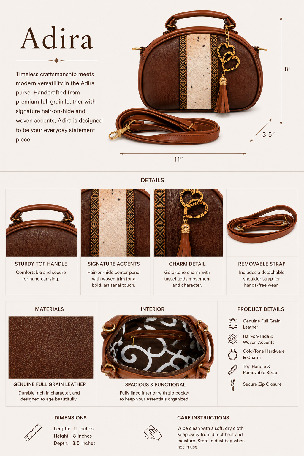 Adira Crossbody Purse