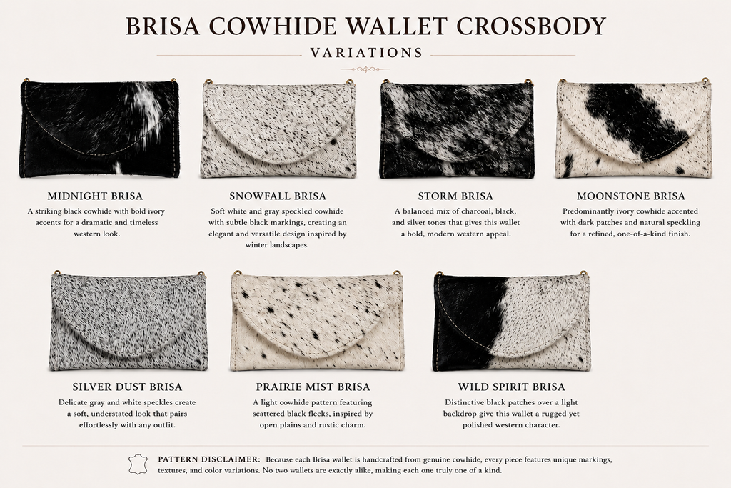 Brisa Cowhide Wallet Crossbody