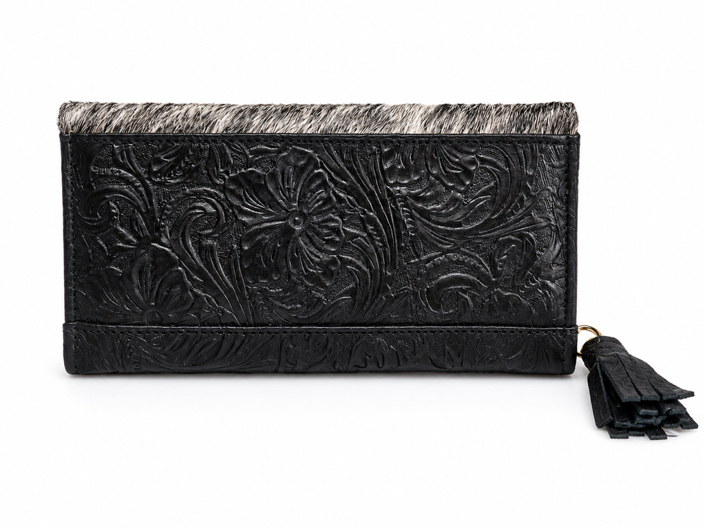 Isabella Tootled & Cowhide Wallet