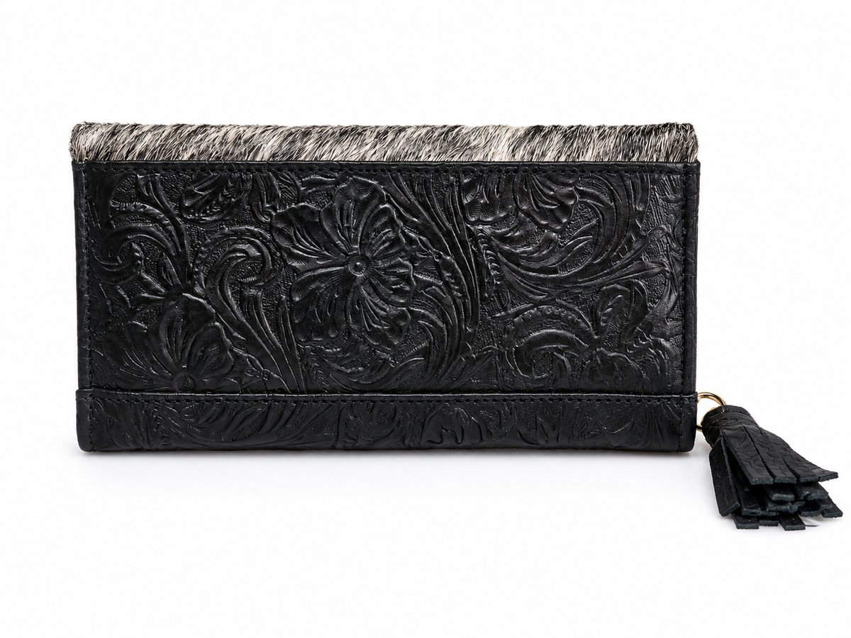 Isabella Tootled & Cowhide Wallet