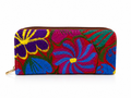 Adela Embroidered Leather Wallet