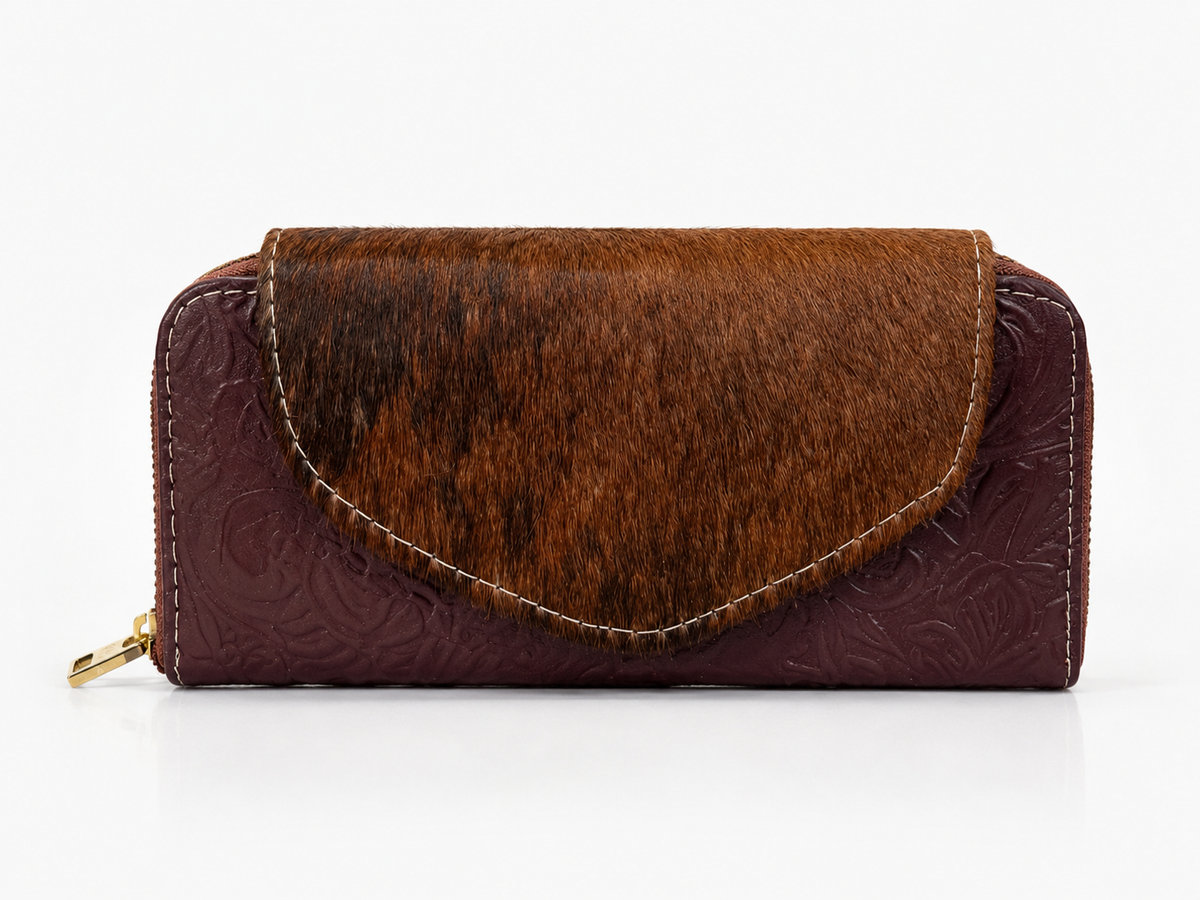 Sonora Tooled Cowhide Wallet