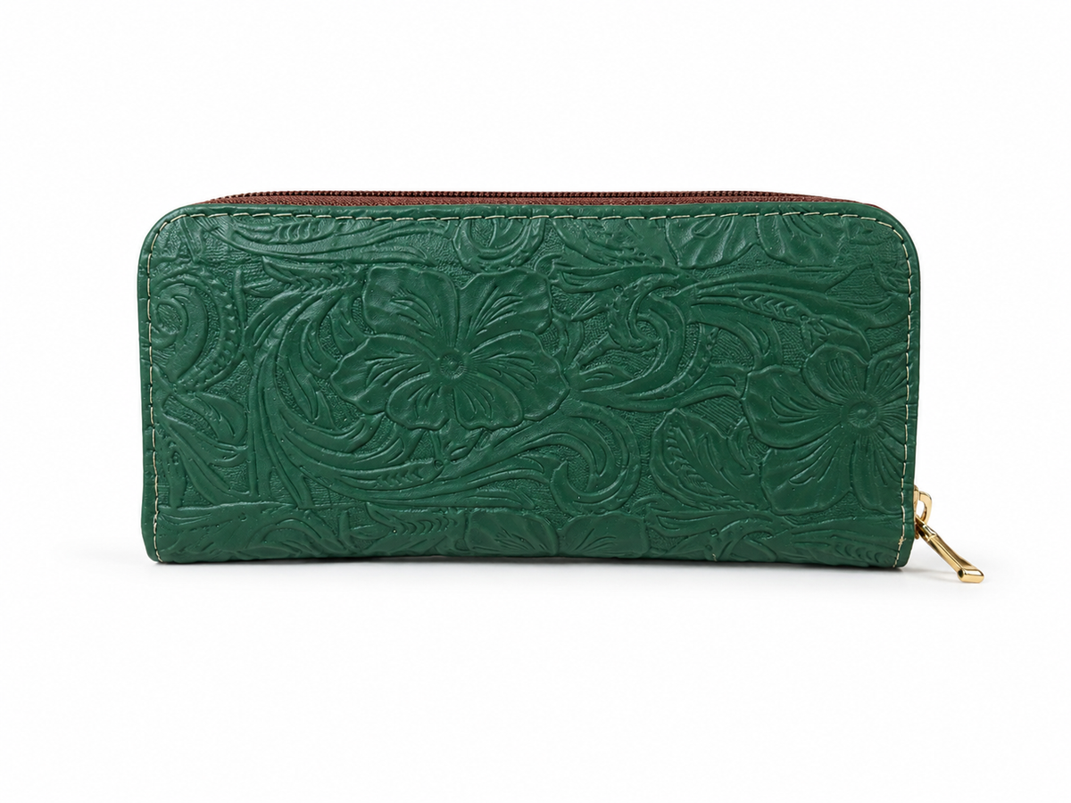 Betty Cowhide & Tooled Wallet