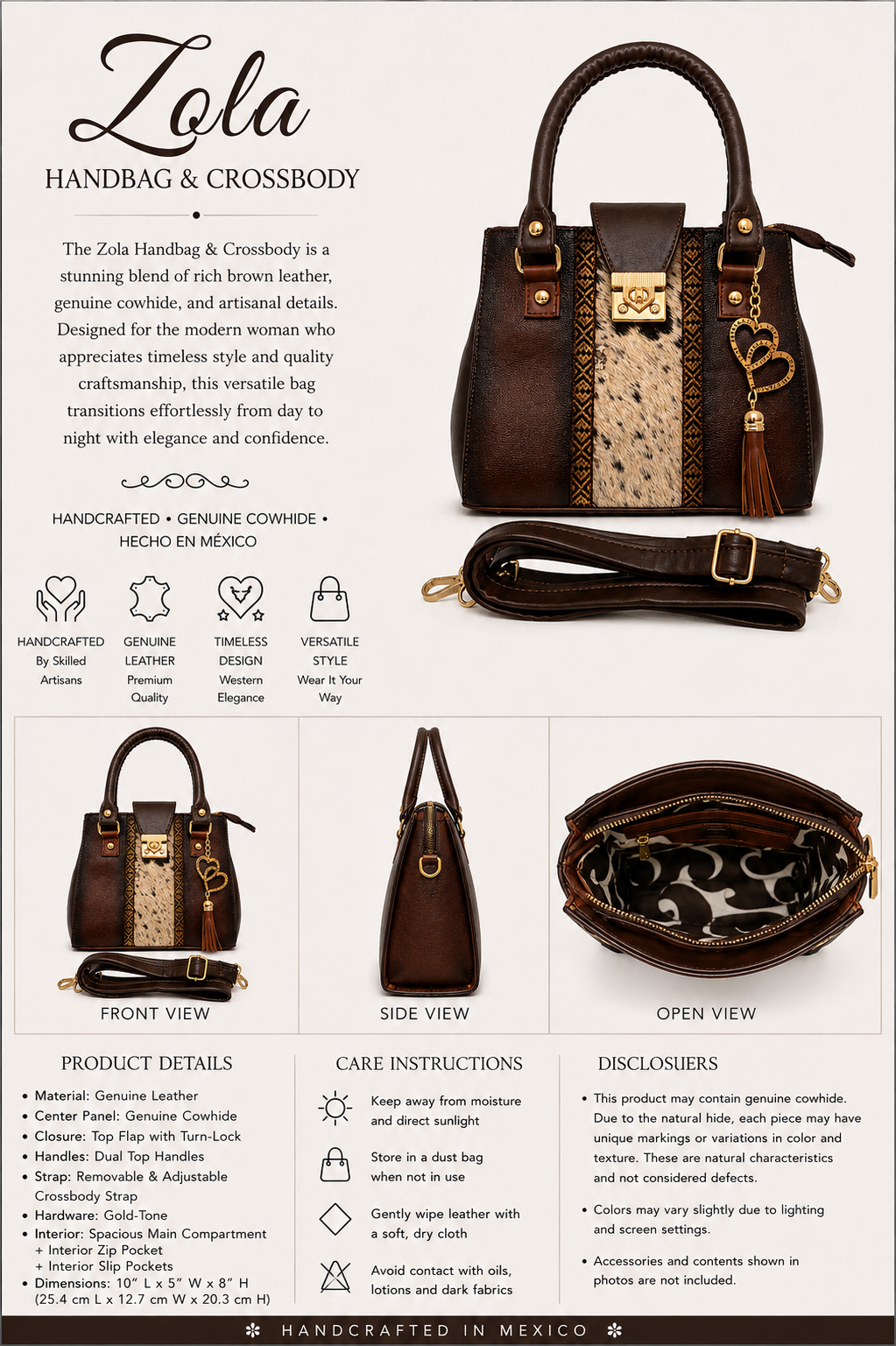 Zola Fur Handbag & Crossbody
