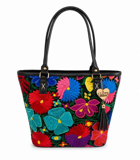 Angela Embroidered Tote