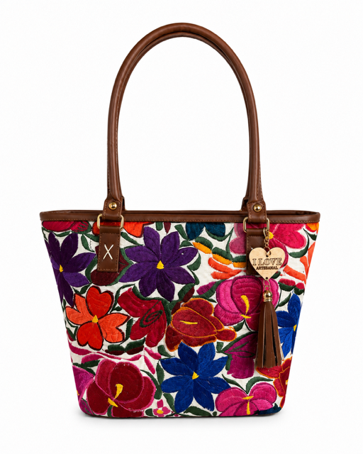 Angela Embroidered Tote