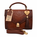 Estella Tooled Leather Handbag & Crossbody