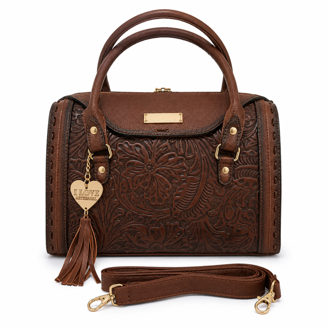 Ignacia Tooled Leather Traveler