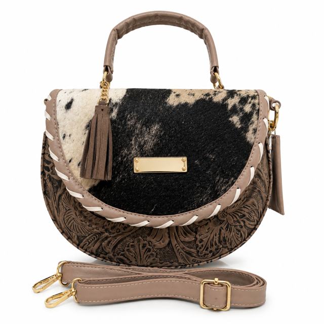 Carmen Cowhide Handbag & Crossbody