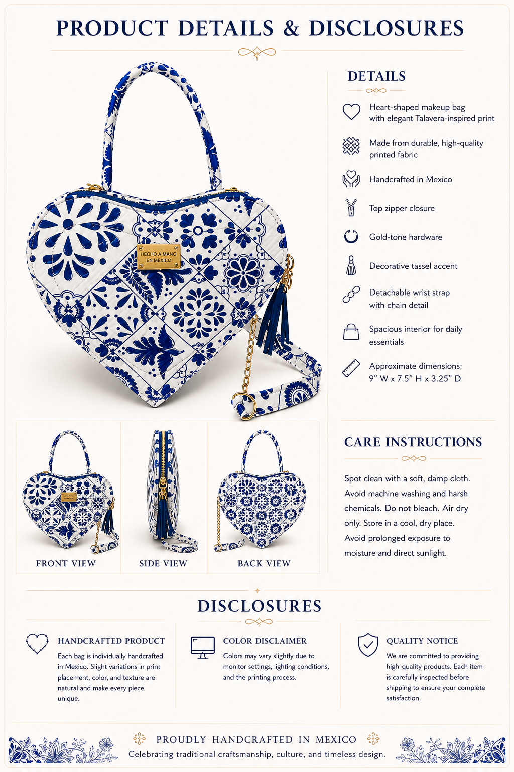Valentina Talavera Heart Crossbody