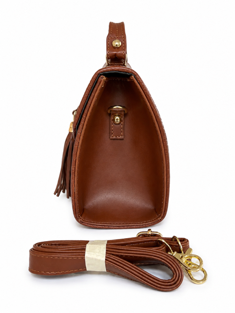Estella Tooled Leather Handbag & Crossbody